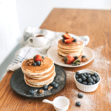 ふるふるパンケーキミックスと詰替え3個セット 高木珈琲