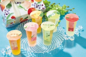 国産フルーツを贅沢に使った和素材フルーツゼリー　6個入/グランプラス