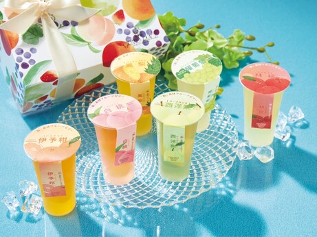 国産フルーツを贅沢に使った和素材フルーツゼリー　6個入/グランプラス