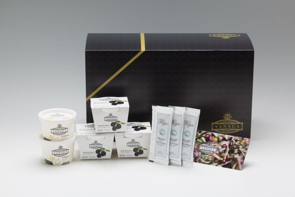 VANAGAブラックオリーブセット（スーパープレミアムアイスクリーム）