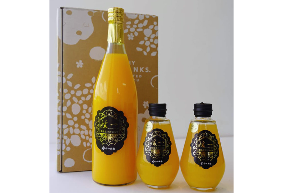 媛一 大瓶1本・小瓶4本セット(温州みかん720ml 媛一まどんな・つぶ入りみかん・はるか・ニューサマーオレンジ160ml)　えひめ逸品