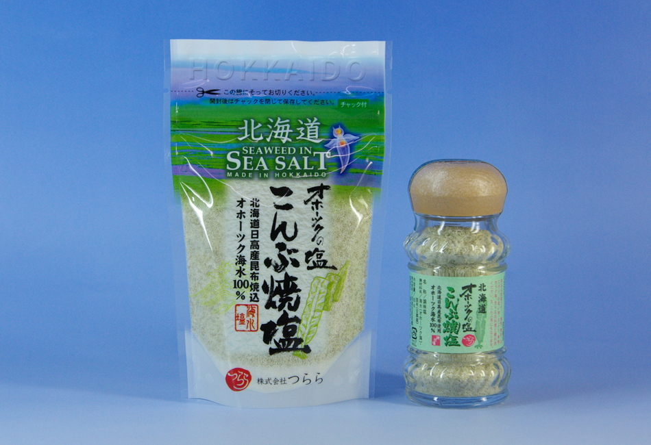 オホーツクの塩　こんぶ焼塩