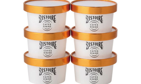 ビストア　焦がしカラメルアイス6個セット