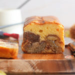 栗のケーキ　断面