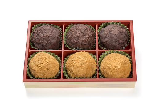 飛騨高山おはぎ つぶあん きなこ3個ずつセット