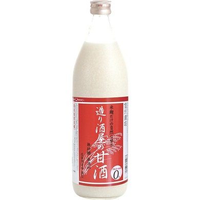 米と米麹だけ砂糖不使用ノンアルコールの甘酒 造り酒屋の甘酒 900ml