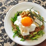 ふわふわ極上卵かけ玄米パスタ