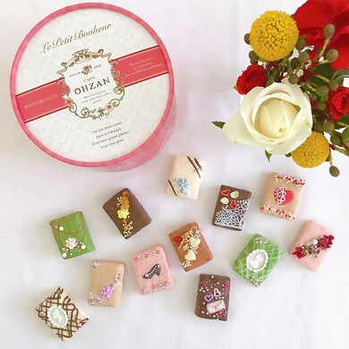  キューブラスク12個入　プティボヌールショコラ／CAFE OHZAN（カフェ オウザン）