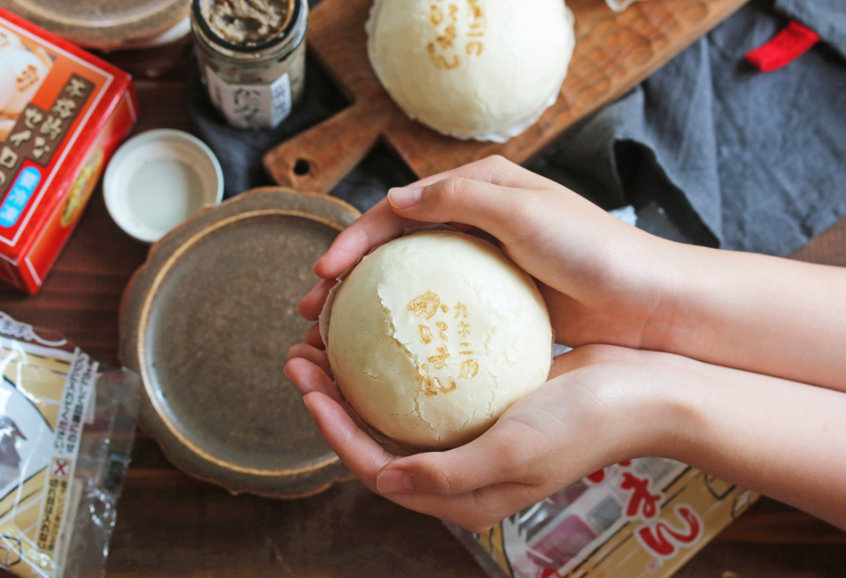 かにまんとかにみそセット　函館カネニ　大きさ