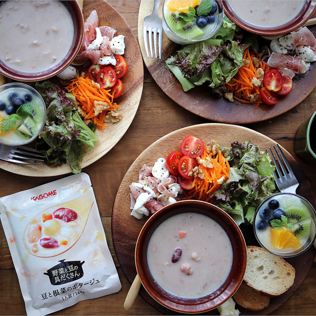 野菜と豆の具だくさんポタージュセット カゴメ