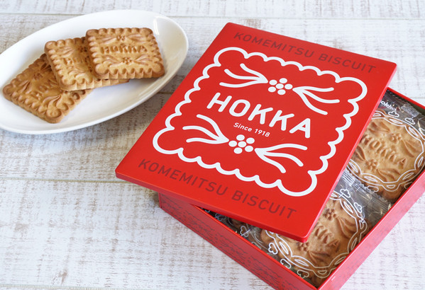 米蜜ビスケットギフト缶　hokka
