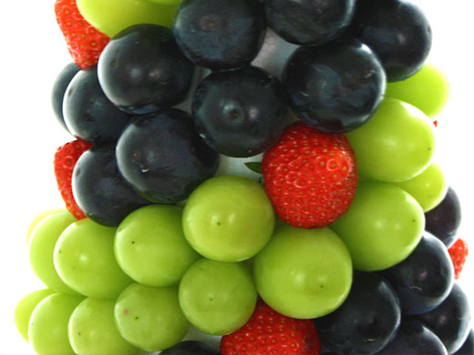 ハッピーカラフルーツ ぶどうタワー