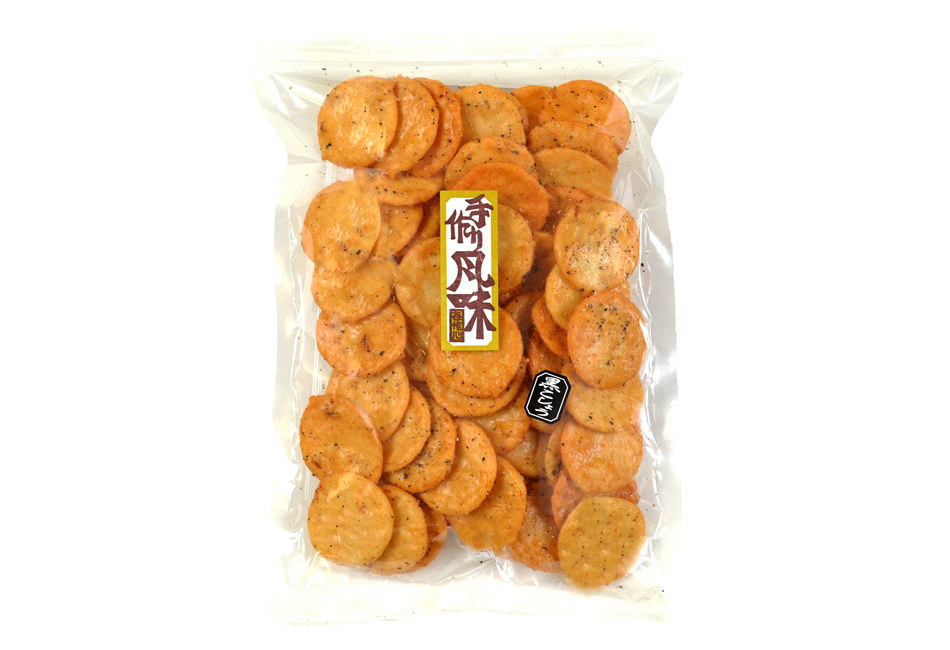 手作り風味　パリパリ黒コショウ 本手焼きせんべい　喜作