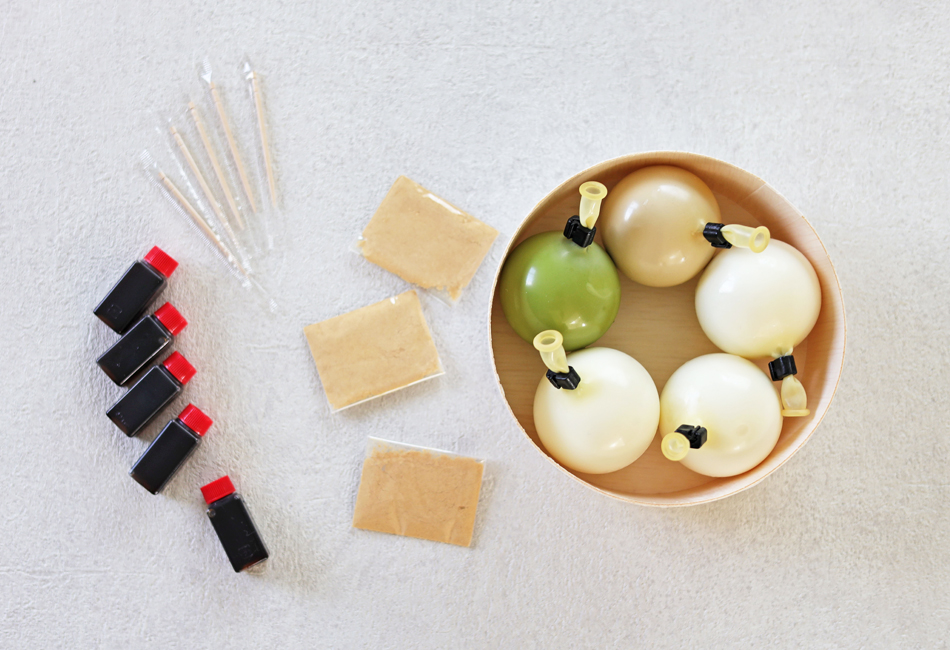 丸わっぱ 和ぷりん3種 5個入　ギフトBOX　みつたま　箱の中身