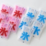 「昔づくり」袋氷　かき氷[みぞれ][いちご]　10袋セット　松崎冷菓