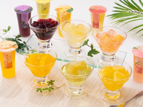 国産フルーツを贅沢に使った和素材フルーツゼリー　12個入