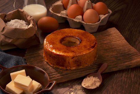 カラメルブリュレ・バウムクーヘン／石村萬盛堂