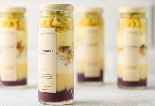 7層のスイートポテト瓶パフェ　4個セット／FLANDERS FRITES（フランダースフリッツ）