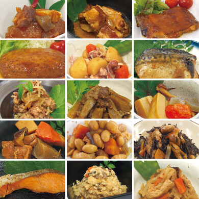 uchipacレトルトお惣菜15品目セット×各1個／内野家