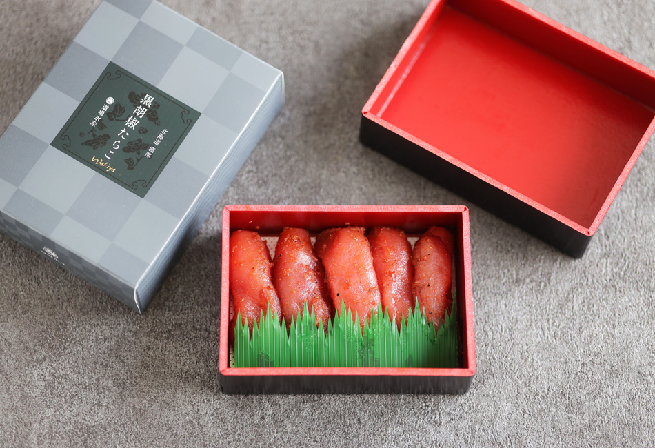 黒胡椒たらこ　Wakiya　パッケージ