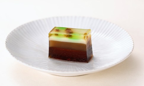 コーヒーゼリーの「花ようかん」　七條甘春堂