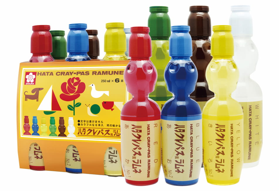 ハタクレパス風ラムネ（6本組✕5セット）／ハタ鉱泉