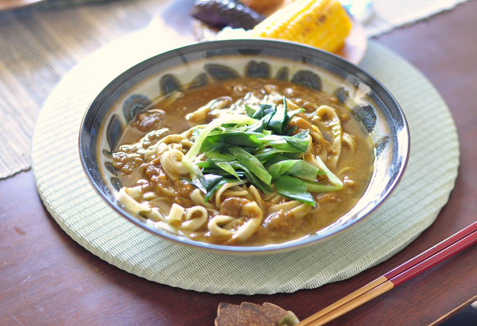 【お取り寄せ限定】カレーそば4食（瞬そば・太切り）　京都 よしむら お取り寄せサイト　焼き野菜カレーそば