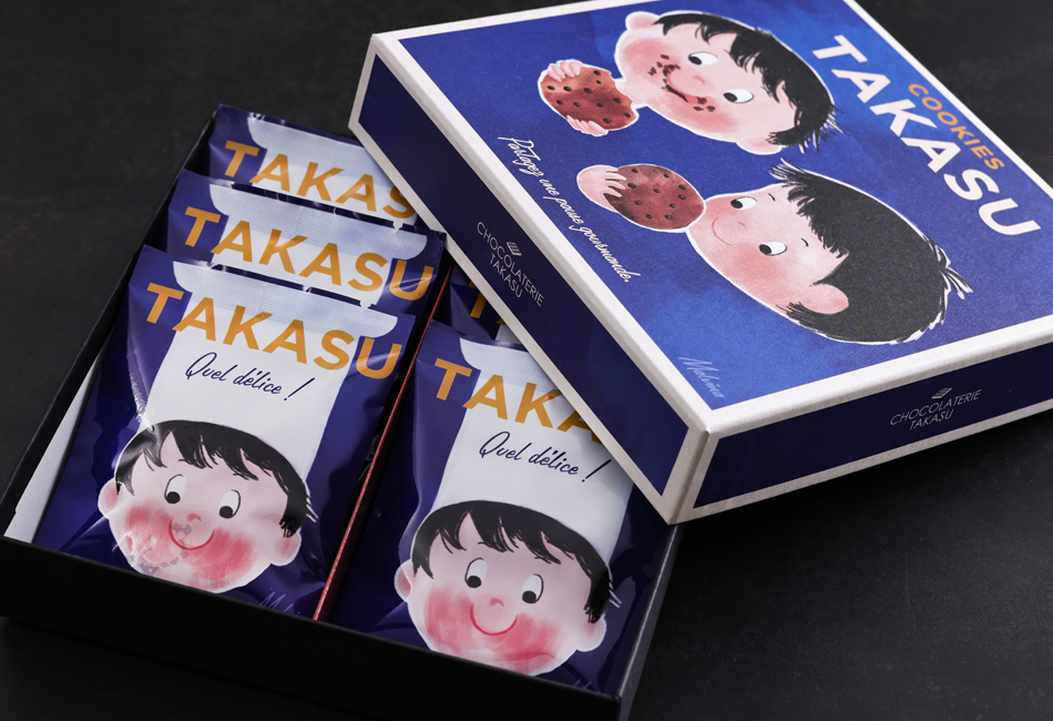 チョコレートクッキー 6枚入　CHOCOLATERIE TAKASU（ショコラトリー タカス）