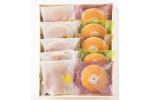 どらやき ばたどら 詰め合わせ【各5個箱入】　千秋庵総本家