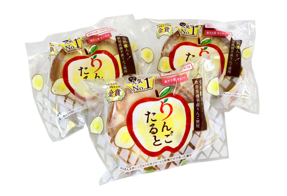 菓子工房ぜんげつ　りんごたると 6個入　秋田のグルメ・逸品 銘店 おばこ