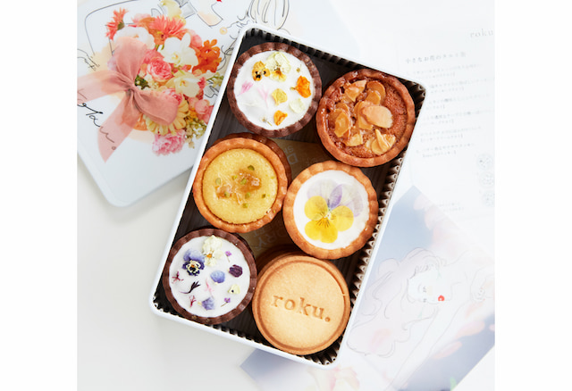 小さなお花のタルト缶 〜 roku。〜／Camps