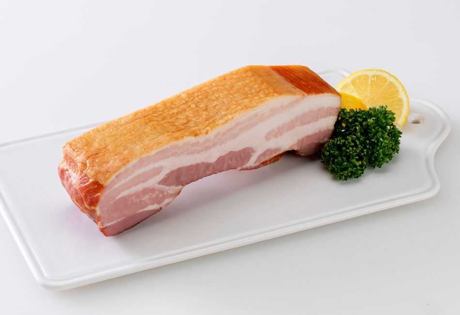 石狩川ベーコンブロック 300g 北海道トンデンファーム