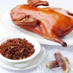 北京ダック2本と鴨肉入りたまり醤油の五目炒飯セット　中国飯店