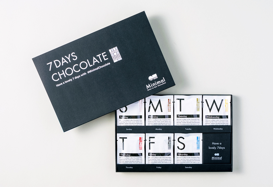 全種食べ比べセット -7DAYS CHOCOLATE-（14枚入）　Minimal - Bean to Bar Chocolate -