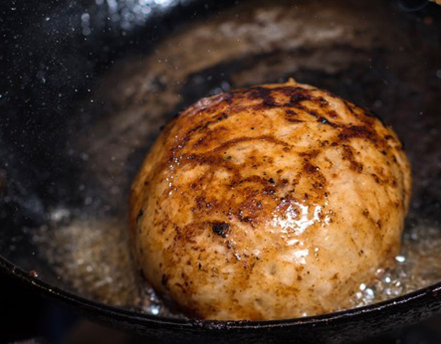 アグー豚【南ぬ豚（ぱいぬぶた）】網脂ハンバーグ6個セット／やえやまファーム