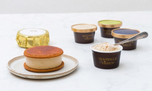 カップアイスアンドクッキーサンドセット　HANDELS VAGEN（ハンデルスベーゲン）
