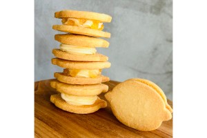 レモンバタークリームサンドクッキー／レモンピールミックス 4個 　レゾンデートル苦楽園