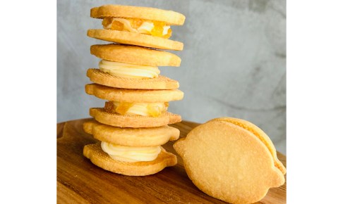レモンバタークリームサンドクッキー／レモンピールミックス 4個 　レゾンデートル苦楽園