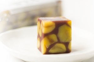 六代目 栗蒸し羊羹 1本箱入り　やまり菓子舗