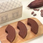 バウムクーヘンショコラ（カット・3個入り）　カカオ菓子suminoza（スミノザ）