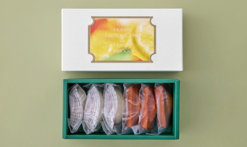 はちみつレモンケーキ＆はちみつフィナンシェ 各3個セット　DRESS MITA MASAKI LAB.