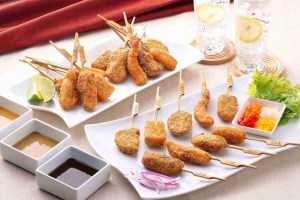 神戸 串乃家　串揚げセット 9種22串　kfs