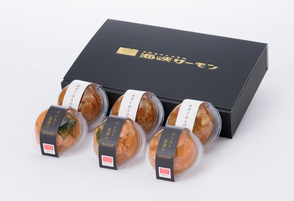 だし入り茶漬け＆まぜごはんの素 6個セット　海峡サーモン