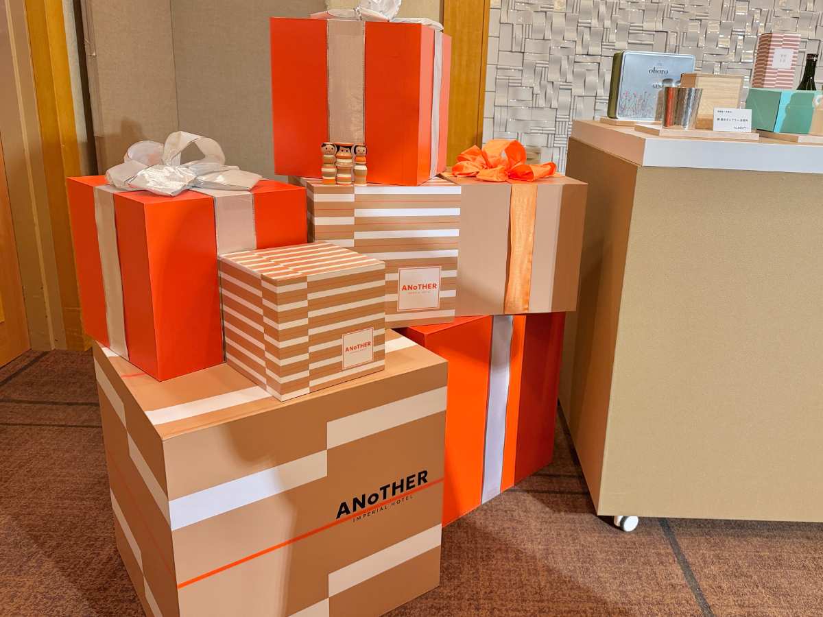 帝国ホテルのオンラインモール「ANoTHER IMPERIAL HOTEL」のギフト展示